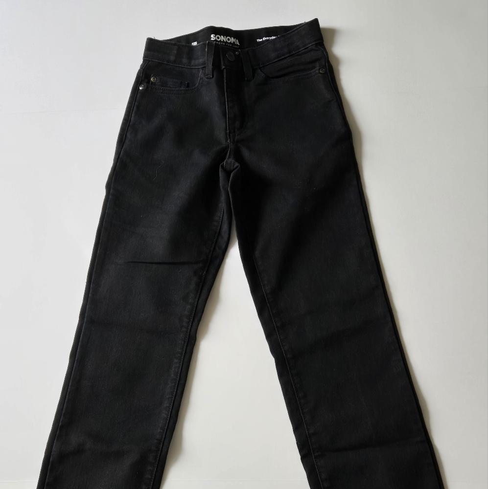Sonoma/Boy's Black‎ Jeans/Size 12 Straight